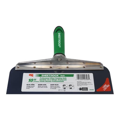 USG Sheetrock Tools 10" Blue Steel Offset Taping Knife