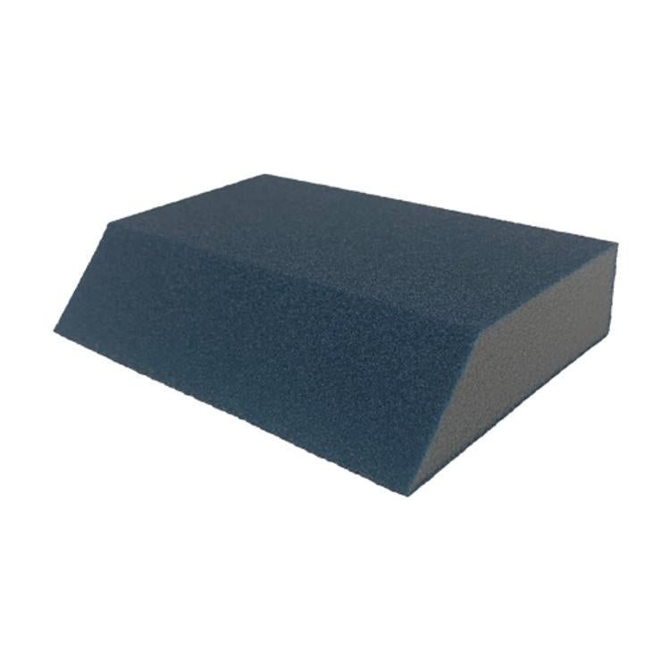Wallvex Single Angle Fine Grit Blue Sanding Sponge 3"x5"x1"- 24 pack