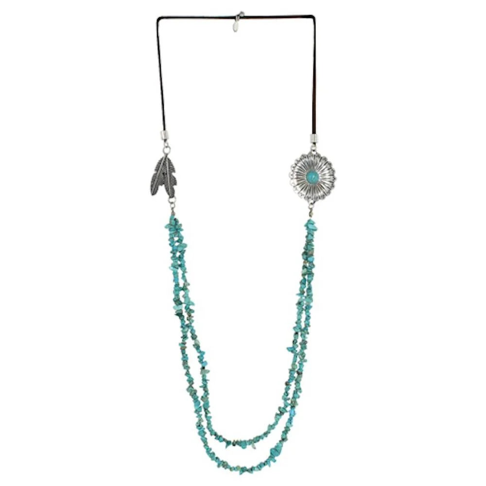 Women’s Justin Turquoise Nugget Necklace