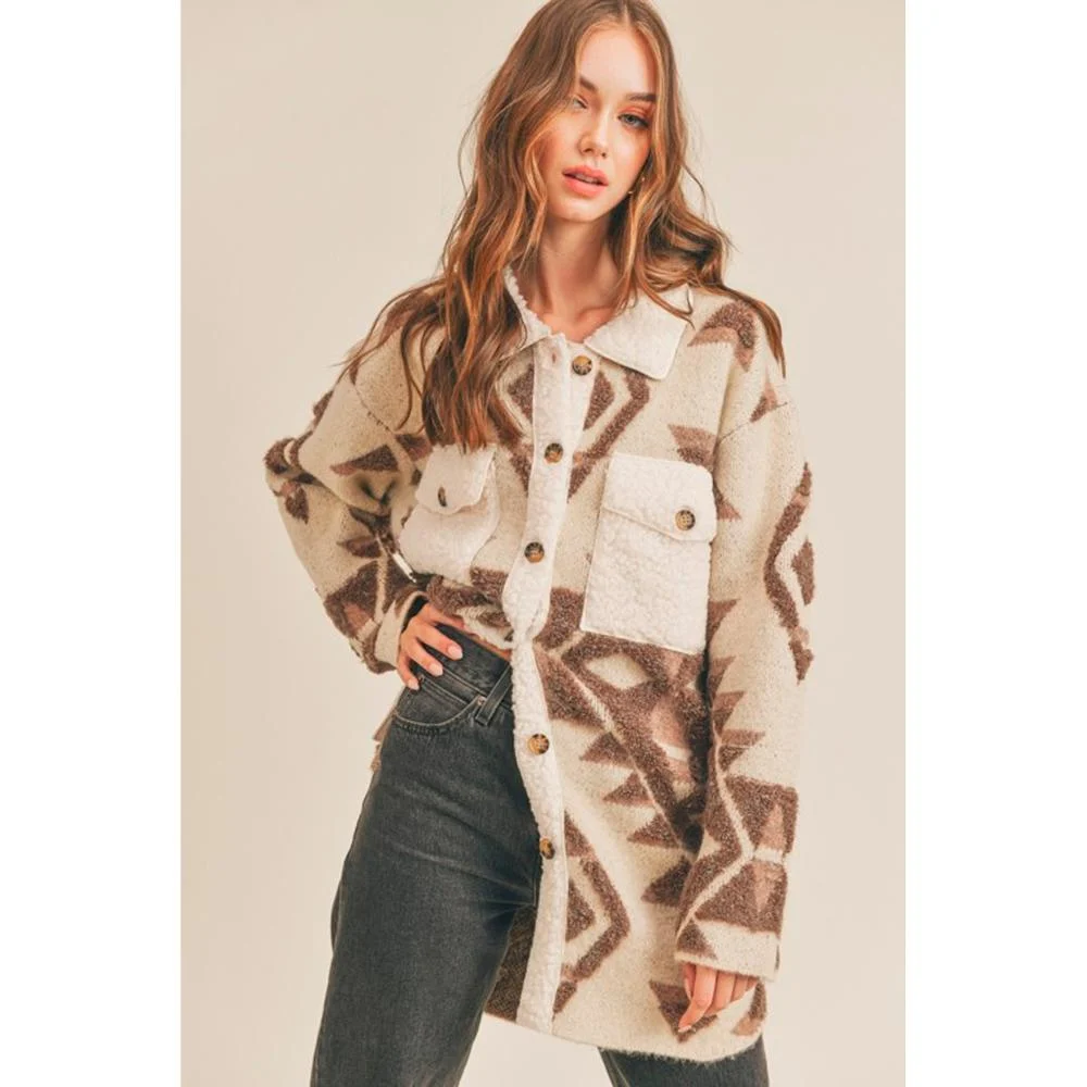 Women’s Southwestern Sherpa Jacket