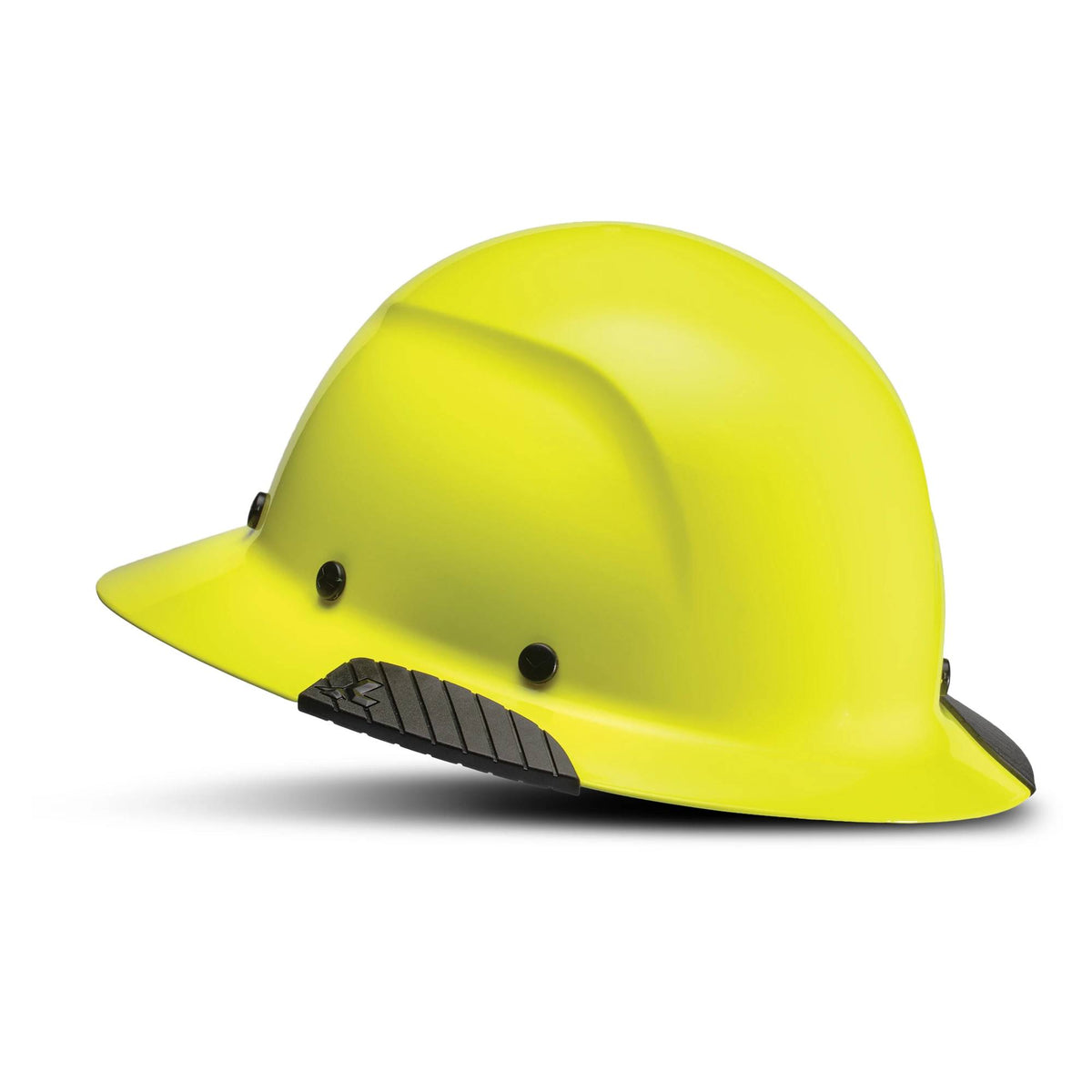 LIFT Safety DAX HiVis Yellow Full Brim Hard Hat w/ Ratchet Suspension